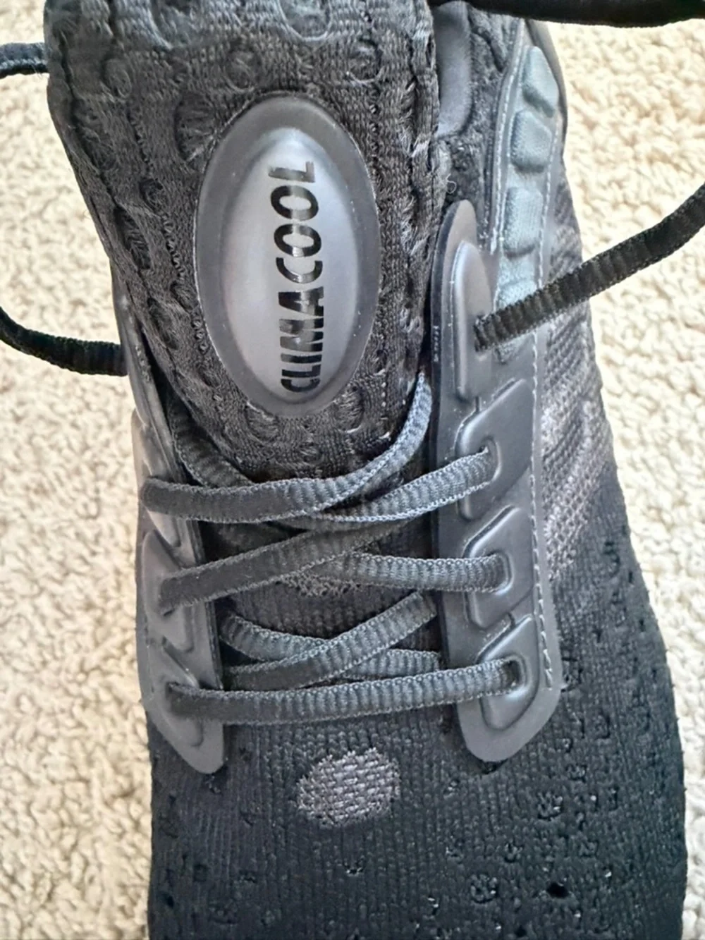 adidas Ultraboost Climacool DNA Mens 8 Triple Black Sneakers GY1975 Unworn